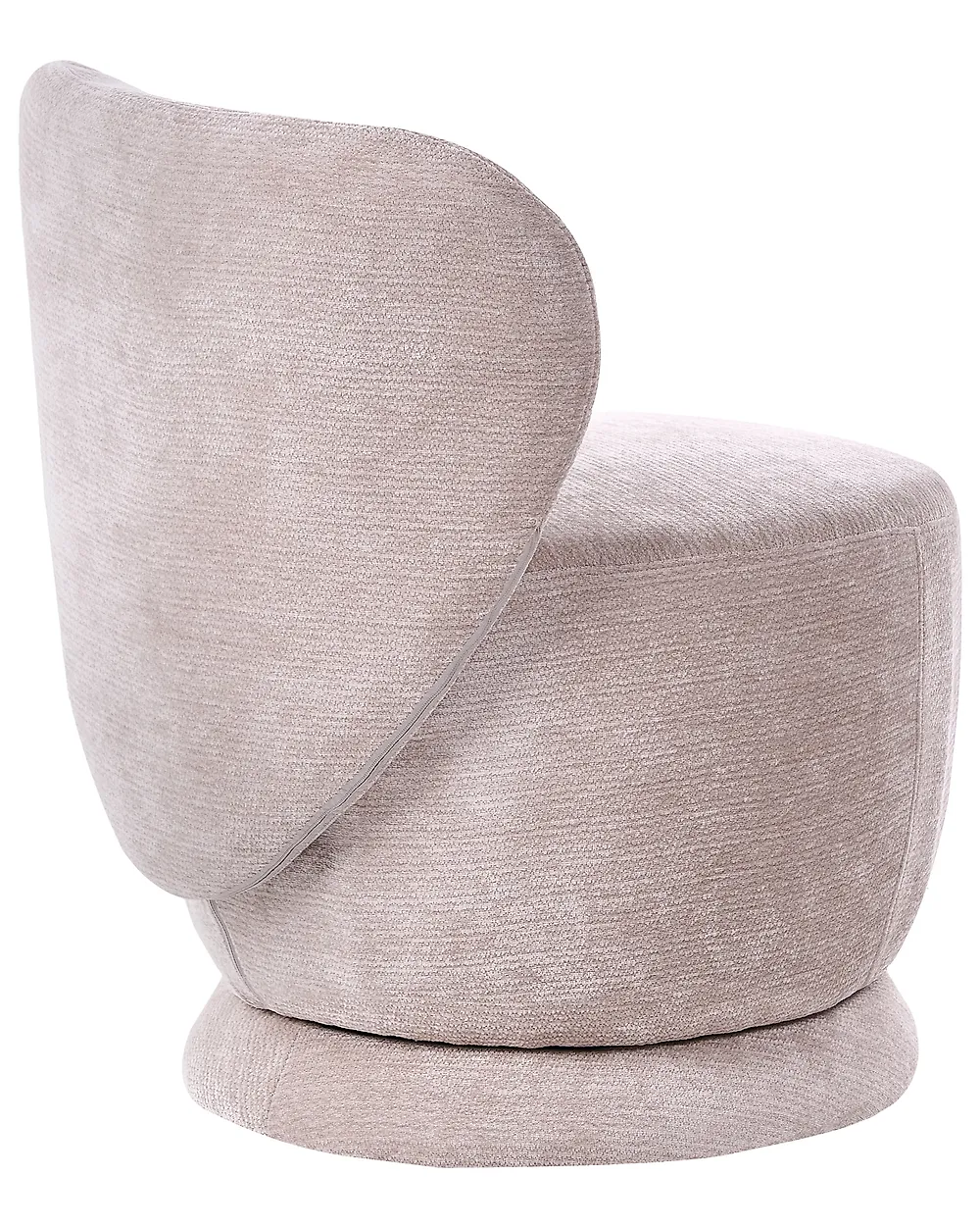 Nojatuoli pyörivä BLOMMA Chenille Beige_1163669