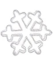 Outdoor Decoration LED SILVERAN 28 cm Snowflake White_1020640