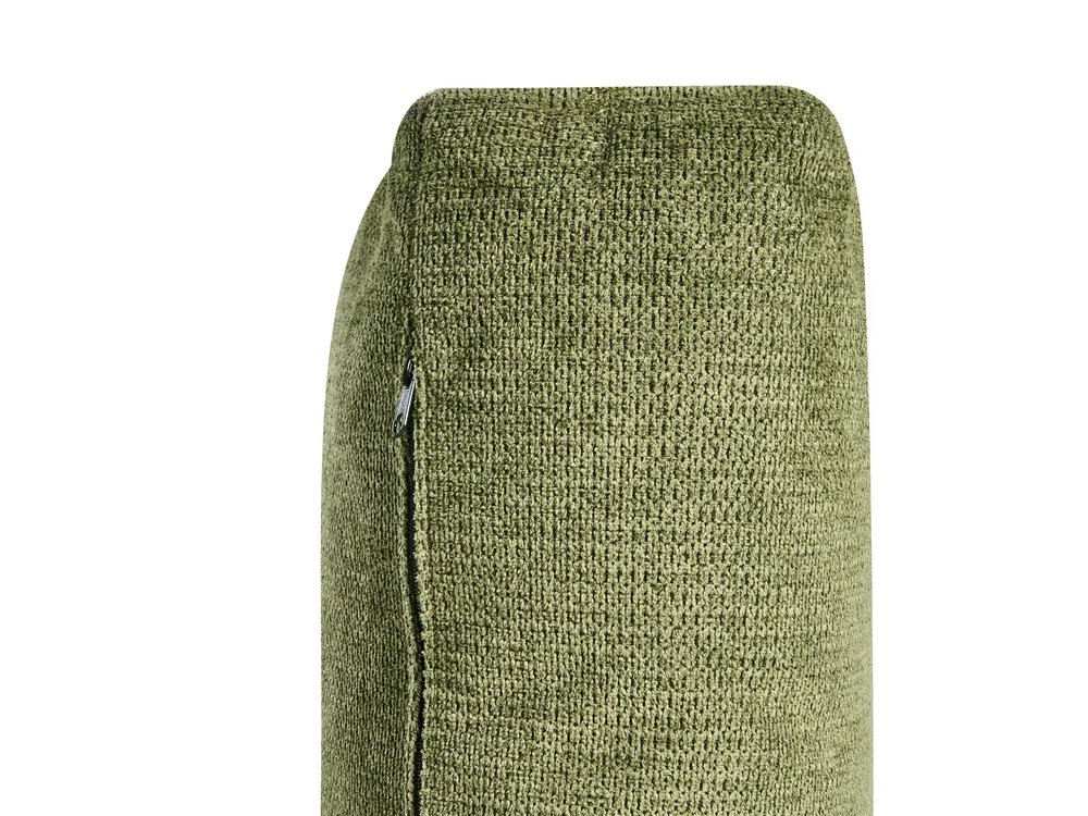 Sofa Bed 3 Seater KVAM with Storage Fabric Green_1021801