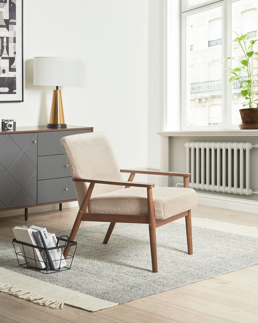 Soffgrupp 6-sits ESRUM Bouclé Mörkbrun/ Beige_1023037