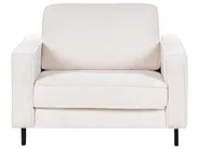 Living Room Set 4 Seater SAVALEN Boucle White_964498