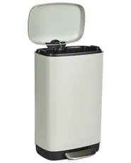 Papperskorg med pedal 30 L ECOCOLLECT Metall Ljusgrön_992743