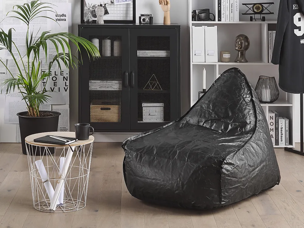 Bean Bag Cover DROP 63 cm 75 cm Black_1169024