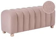 Upholstered Bench IDYLLWILD Boucle Beige_1066967