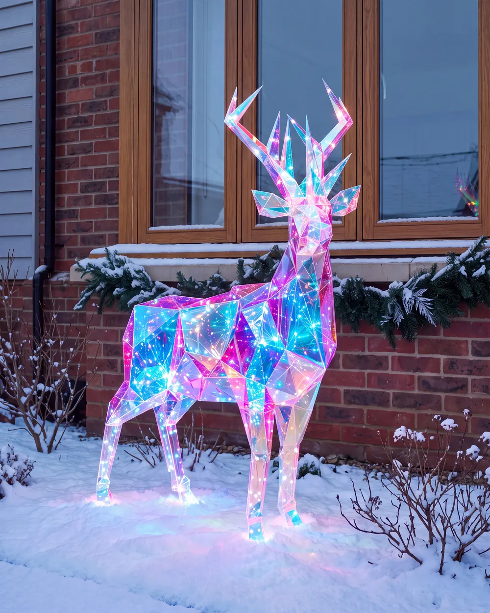 Outdoor Decoration Smart LED with App POLARIS 90 cm Reindeer Multicolour_1118695