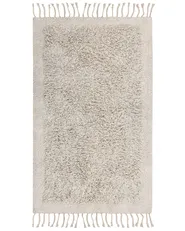 Matta BITLIS Ljusbeige 80 x 150 cm Bomull_837597