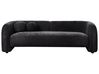 Sofa 3 Seater LEIREN Chenille Black