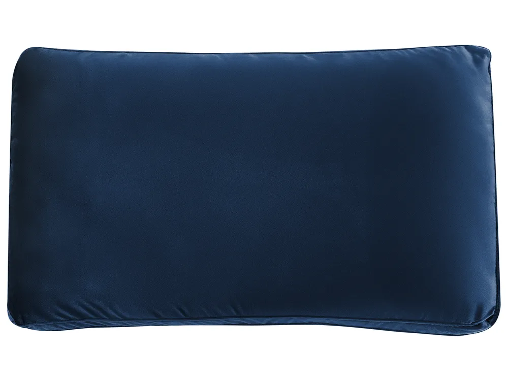 Modular Corner Sofa 4 Seater EVJA Velvet Navy Blue Right Hand_1068259