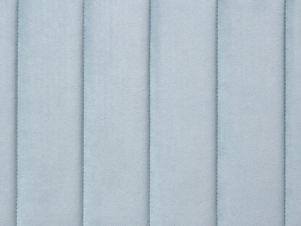 Bed Velvet LUNAN 160 x 200 cm (EU King Size) Light Blue_993689