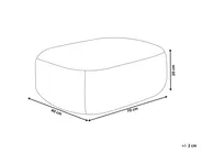 Pouffe ISARDA Jute Black_942408