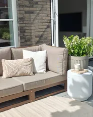 Garden Sofa 3 Seater TRANI Modular Certified Acacia Wood Dark Brown_1017587
