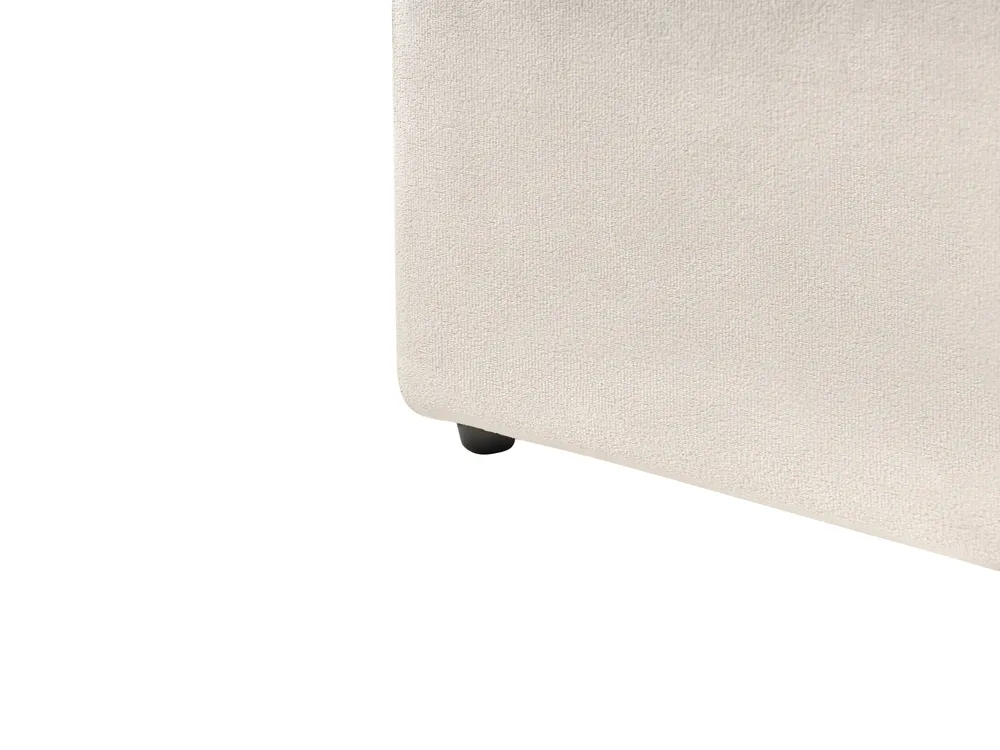 Ottoman Bed DREUX Velvet Light Beige 160 x 200 cm (EU King Size)_1012275