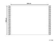 Bedspread TOUTLI Cotton 220 x 240 cm Light Beige_917964