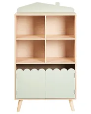 2 Tier Shelving Unit LACKEY 105 cm Light Green_950095