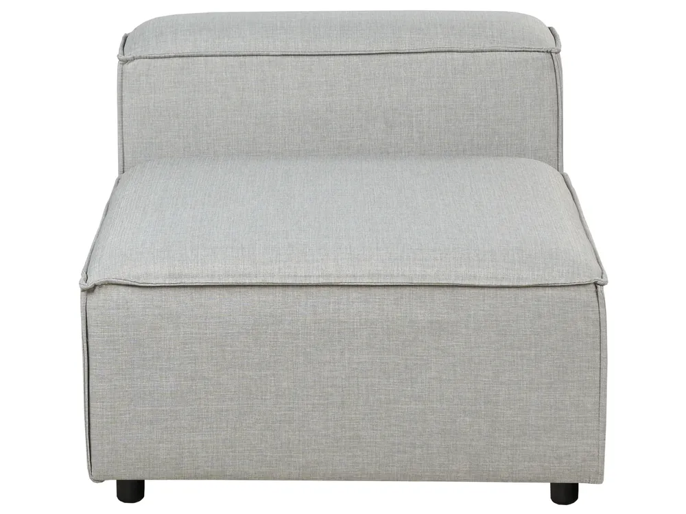 Modular Corner Sofa 4 Seater ARDAL Fabric Light Grey Right Hand_949511