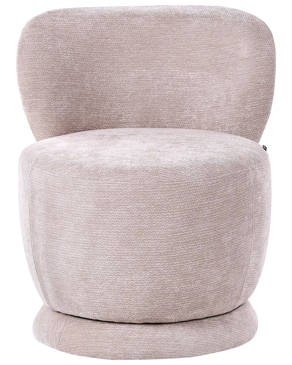 Nojatuoli pyörivä BLOMMA Chenille Beige_1163668