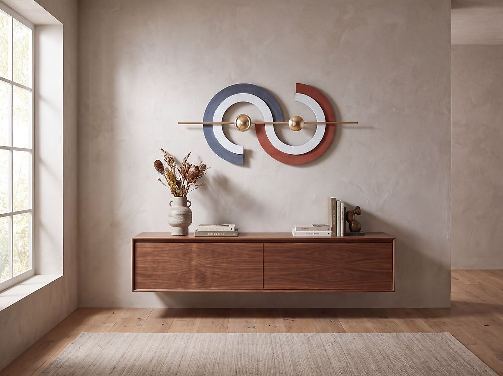 Wall Decor FARO 42 cm Metal Multicolour
