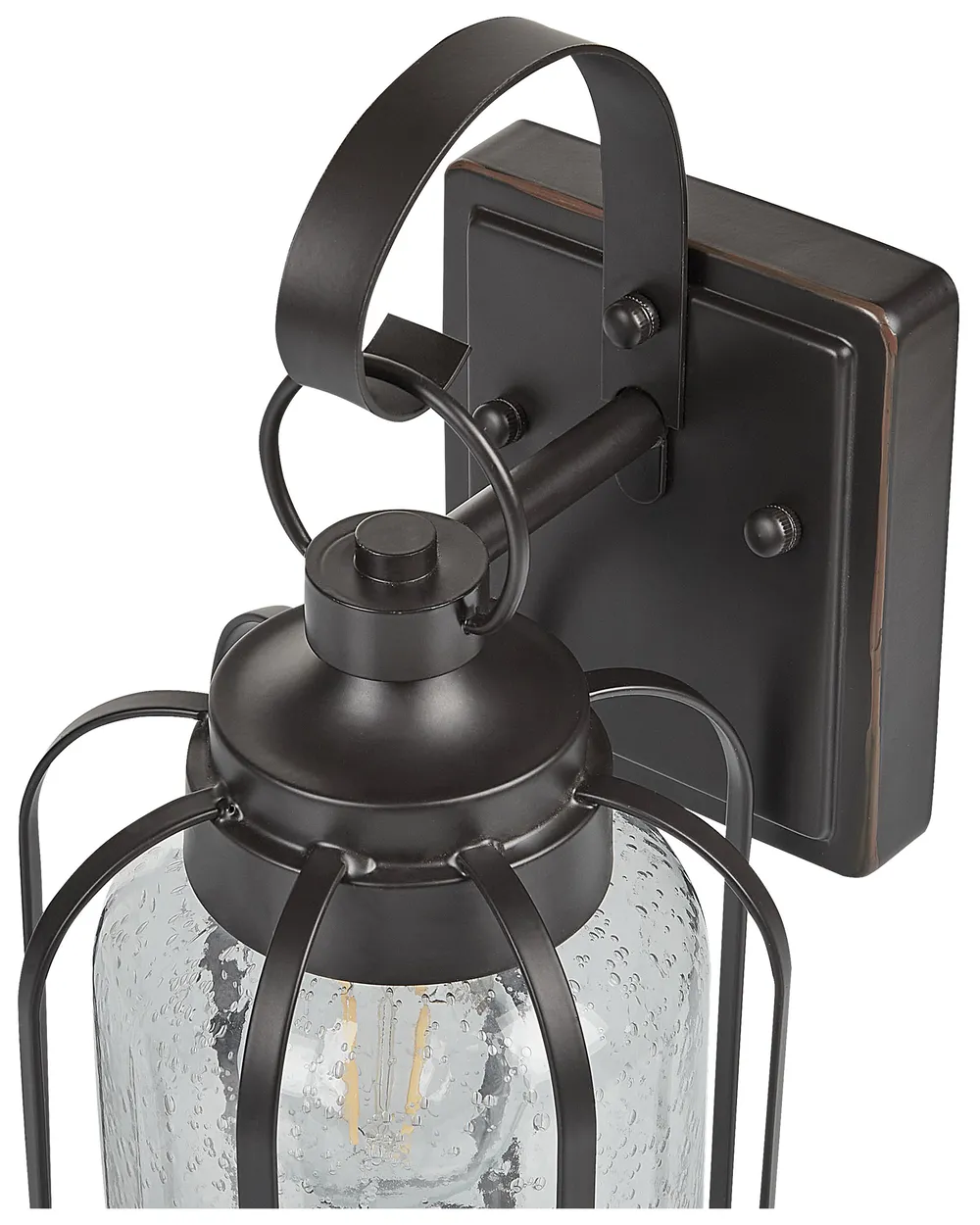 Outdoor Wall Light WOOLER Black_870494