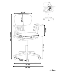 Office Chair CORE Fabric Pink_1093902
