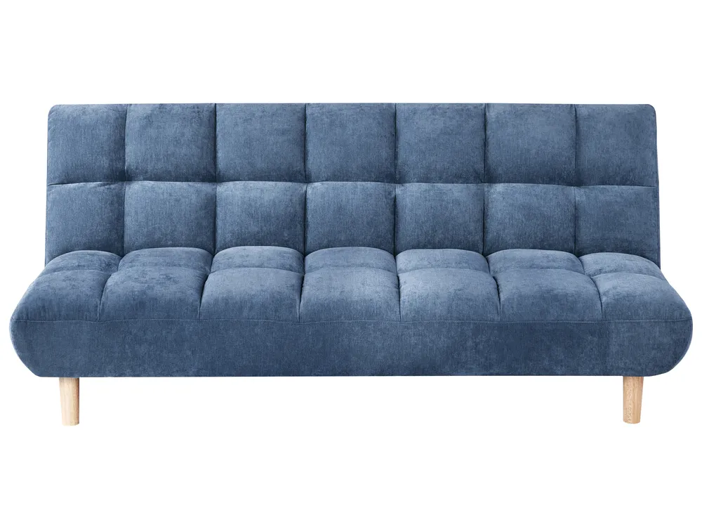 Sofa Bed 2 Seater RISOR Fabric Blue_1053638