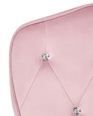 Desk Chair VELISSE Velvet Pastel Pink_1062729