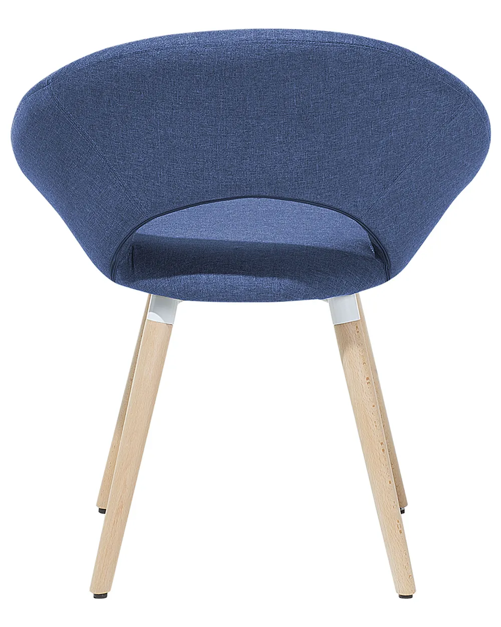 Set of 2 Dining Chairs ROSLYN Navy Blue_696319