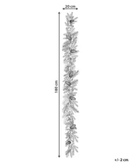 Christmas Garland LED TENALA 180 cm Green_813308
