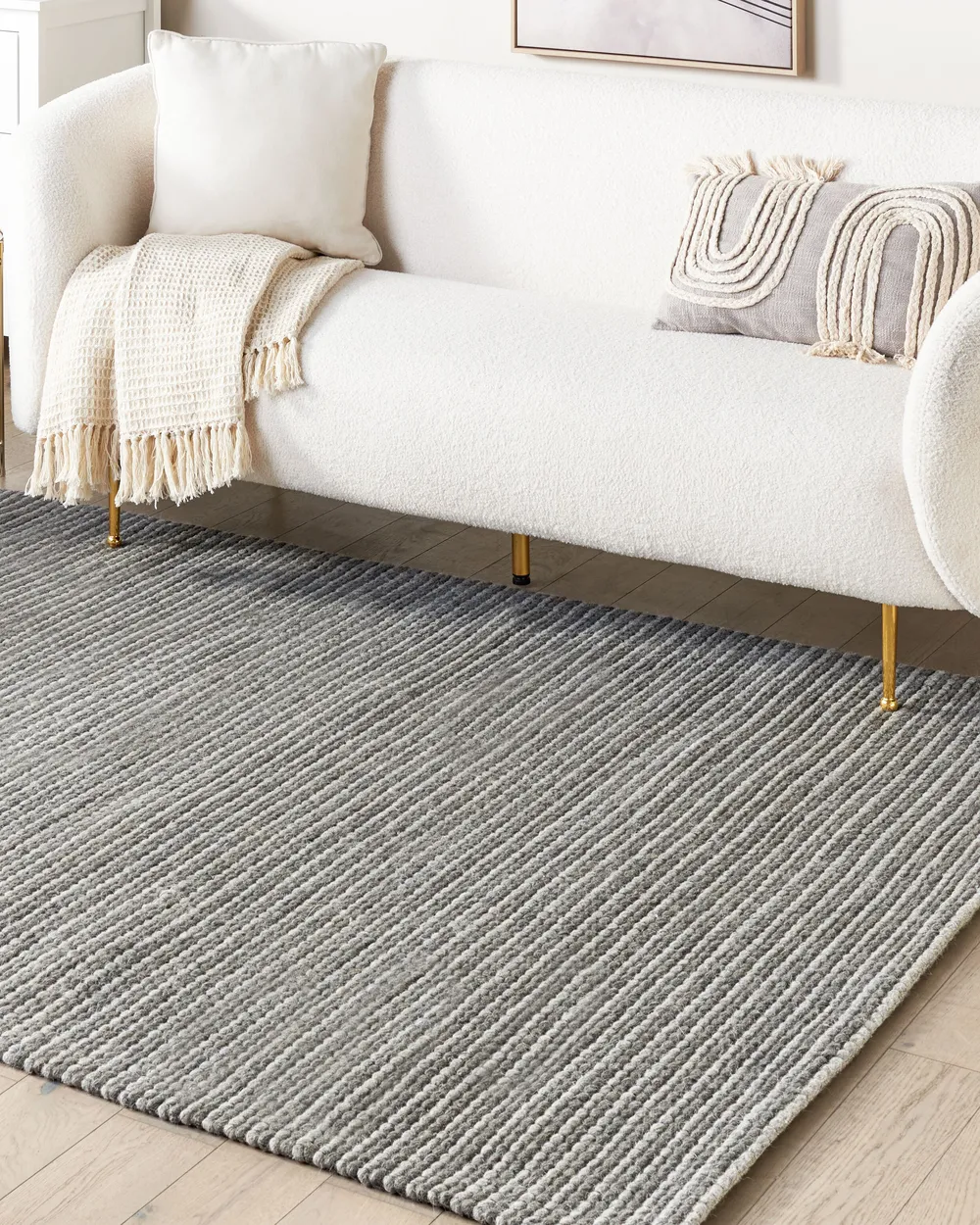 Rug KILIS Grey 140 x 200 cm Wool