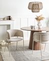 Ruokatuolisetti 2 kpl SPRINGER chenille Vaaleanbeige