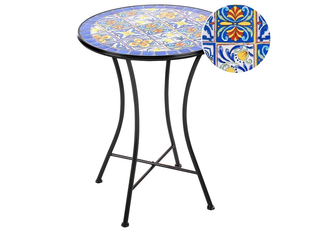 Bistropöytä CORIANO 60 cm 60 cm Metalli Sininen