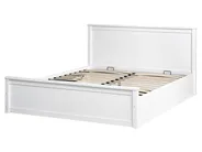 Ottoman Bed LAMBRES Pine Wood White 160 x 200 cm (EU King Size)_985621