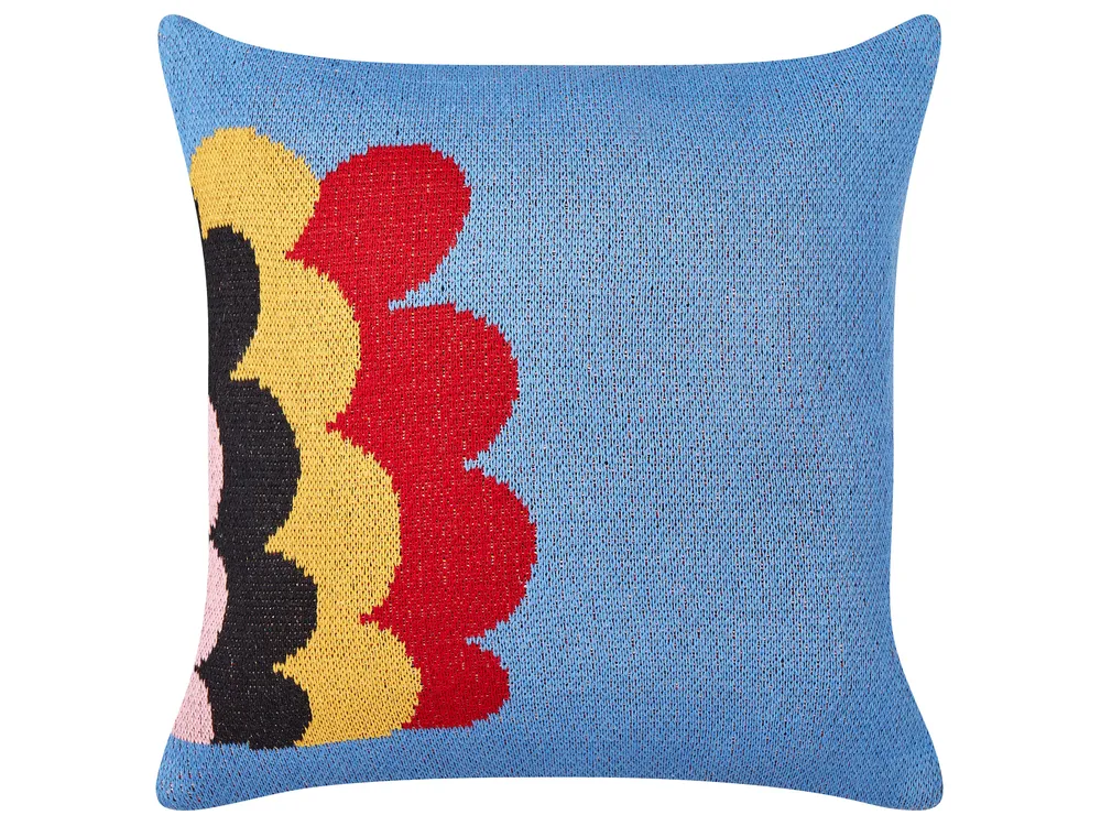 Koristetyynysetti 2 kpl PASHOT Puuvilla 45 x 45 cm Sininen_905421
