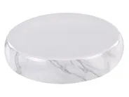 Set med badrumstillbehör i 4 delar ARAUCO Keramik Marmoreffekt Vit marmor_788578