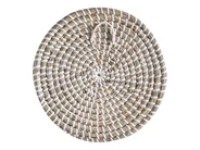 Set med 3 hängande dekorationer CANTHO Sjögräs 40/35/20 cm Svart_885643