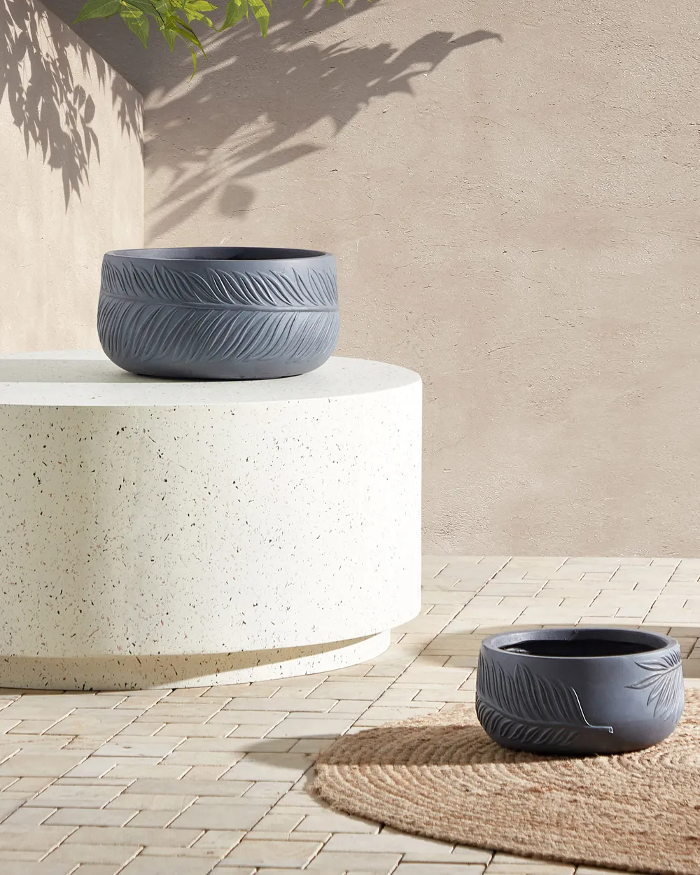 Plant Pot FTERO 35 cm Grey