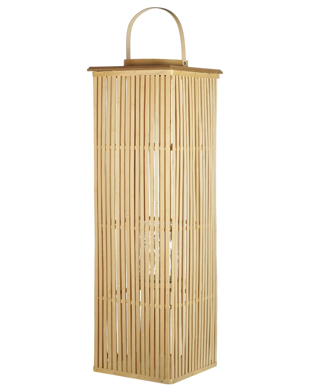 Lyhty BALABAC 88 cm Bambu Vaaleanruskea_873721