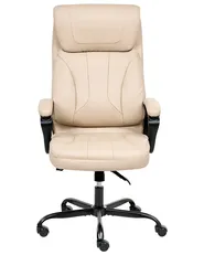 Kontorsfåtölj PROUD Konstläder Beige_998532