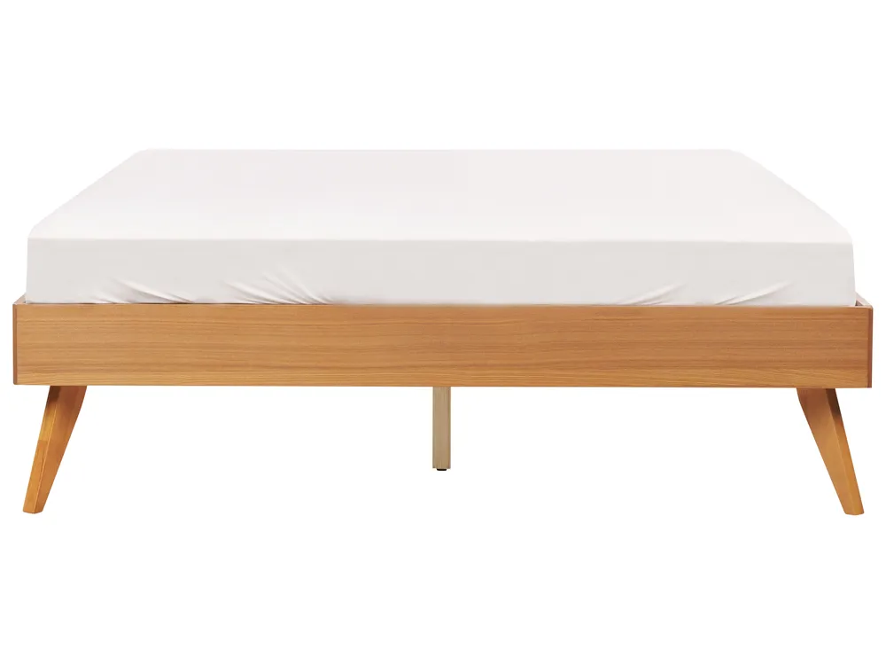 Sänky ilman sängynpäätyä BERRIC 120 x 200 cm Luonnollinen saarniviilu_1113850