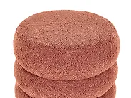 Pouffe SUMPTER Boucle Golden Brown_1176547