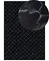 Faux Fur Rug GHARO Black 160 x 230 cm