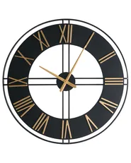 Wall Clock PERIGNY 80 cm Metal Black_1019696