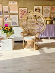 Peacock Chair EMMANUELLE Rattan Natural_837159