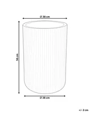 Plant Pot EANTIO 37 cm Black_871797
