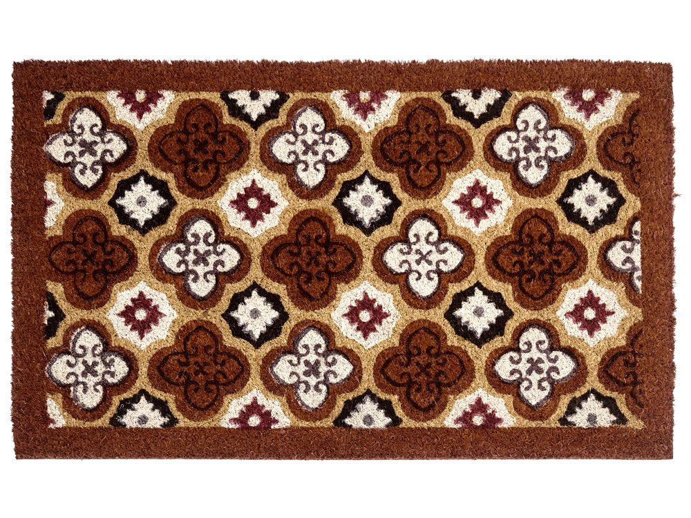 Dørmatte SELETNA Brun 45 x 75 cm Kokosfiber