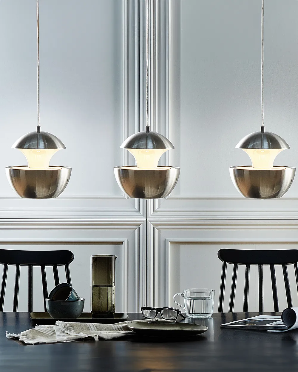 Pendant Lamp BOJANA Metal Silver