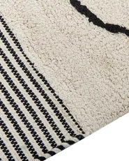 Matto DOKUZ Beige 140 x 200 cm Puuvilla_839980