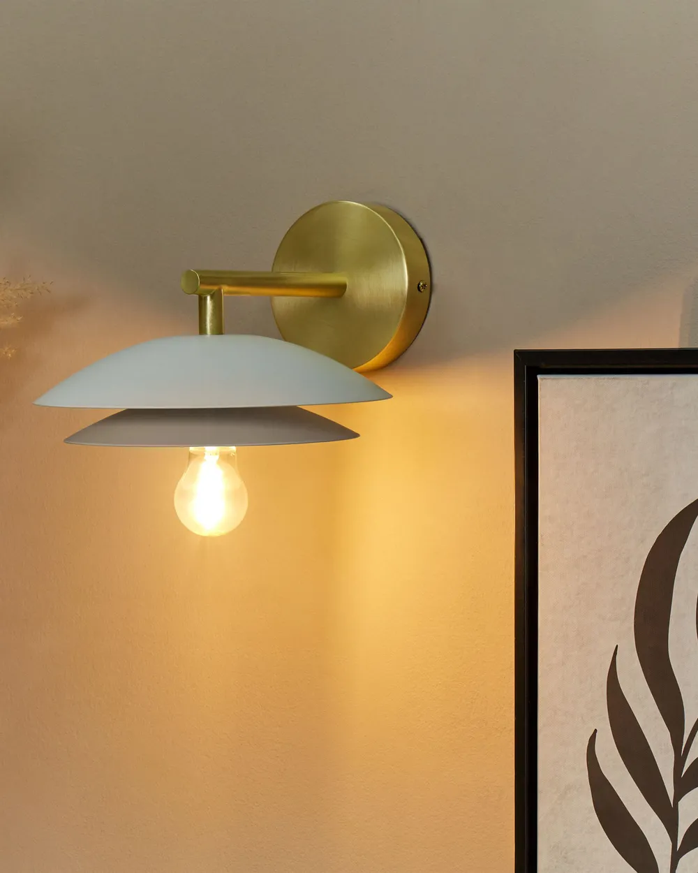 Wall Lamp LASOLO Metal White