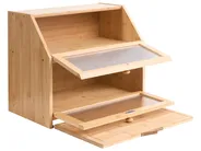 Bread Bin CROQUANT Bamboo Light Brown_1069339