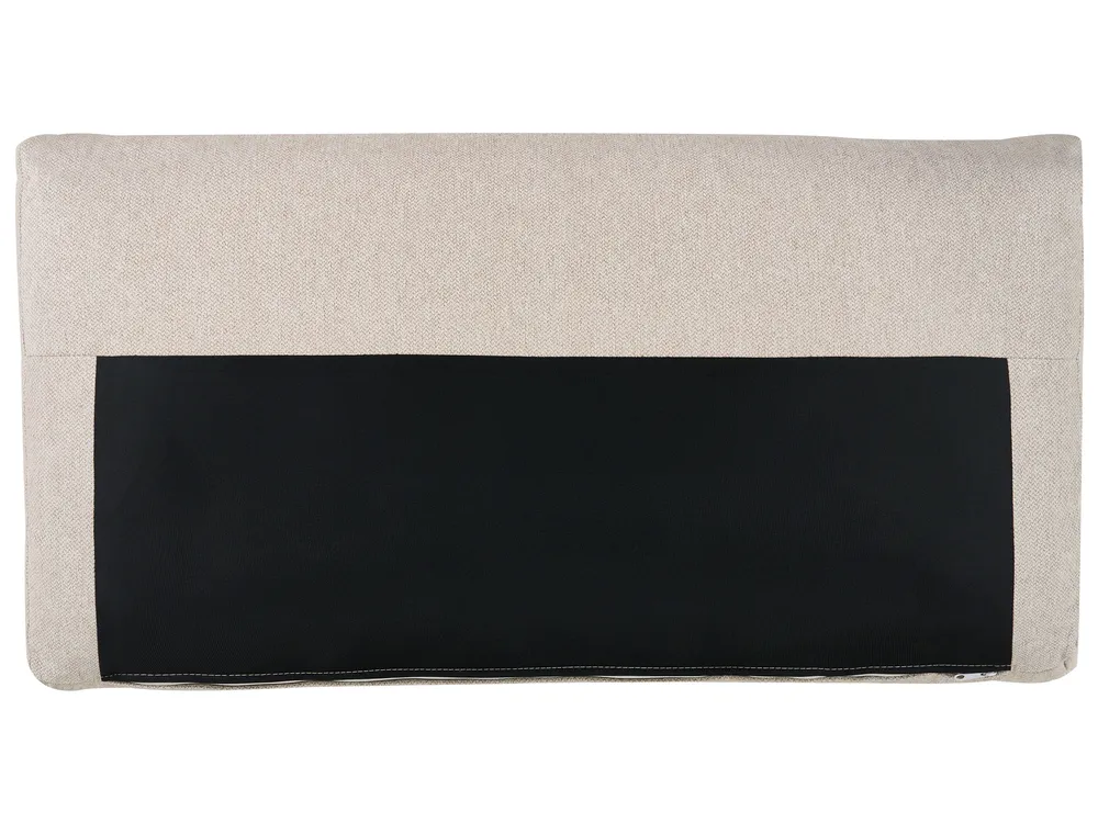 Corner Sofa 4 Seater SIGGARD Fabric Light Beige Left Hand_944895