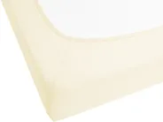 Fitted Sheet JANBU 180 x 200 cm Cotton Yellow_845255